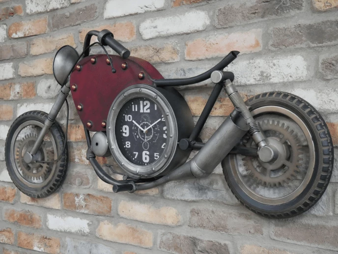 Giftworks GENERAL GIFTS Vintage Motorbike Clock -Gifts For Men 5 Giftworks GENERAL GIFTS Vintage Motorbike Clock -Gifts For Men