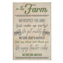 Richard Lang ON THIS FARM PLAQUE