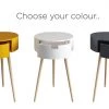 Giftworks COSTA ROUND BEDSIDE TABLE