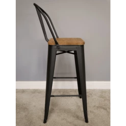 Giftworks GENERAL GIFTS Modern Industrial Bar Stools