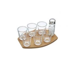 KitchenCraft GENERAL GIFTS Shot Glasses BarCraft Eight Piece Tequila Shot Gift Set
