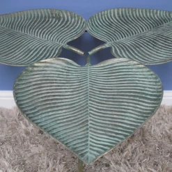 Dutch Brothers Gilded Triple Ginkgo Leaf Side Table (Pre Order For Late October) GENERAL GIFTS 12 Dutch Brothers Gilded Triple Ginkgo Leaf Side Table (Pre Order For Late October) GENERAL GIFTS