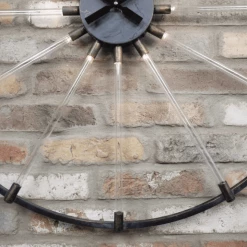 Giftworks Metal Industrial Skeleton LED Wall Clock HOME DÉCOR 9 Giftworks Metal Industrial Skeleton LED Wall Clock HOME DÉCOR