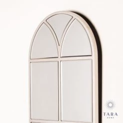 Tara Living SLIM PALLADIAN WINDOW MIRROR SOFT CHAMP 119CM