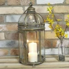 Dutch Brothers Round Gold Distressed Lantern (Pre Order For Late October)