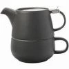 KitchenCraft Maxwell & Williams Tint 450ml Tea Pot For One Charcoal GENERAL GIFTS