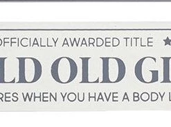 Richard Lang GRUMPY MAN PLAQUE (PRE ORDER FOR LATE NOVEMBER)