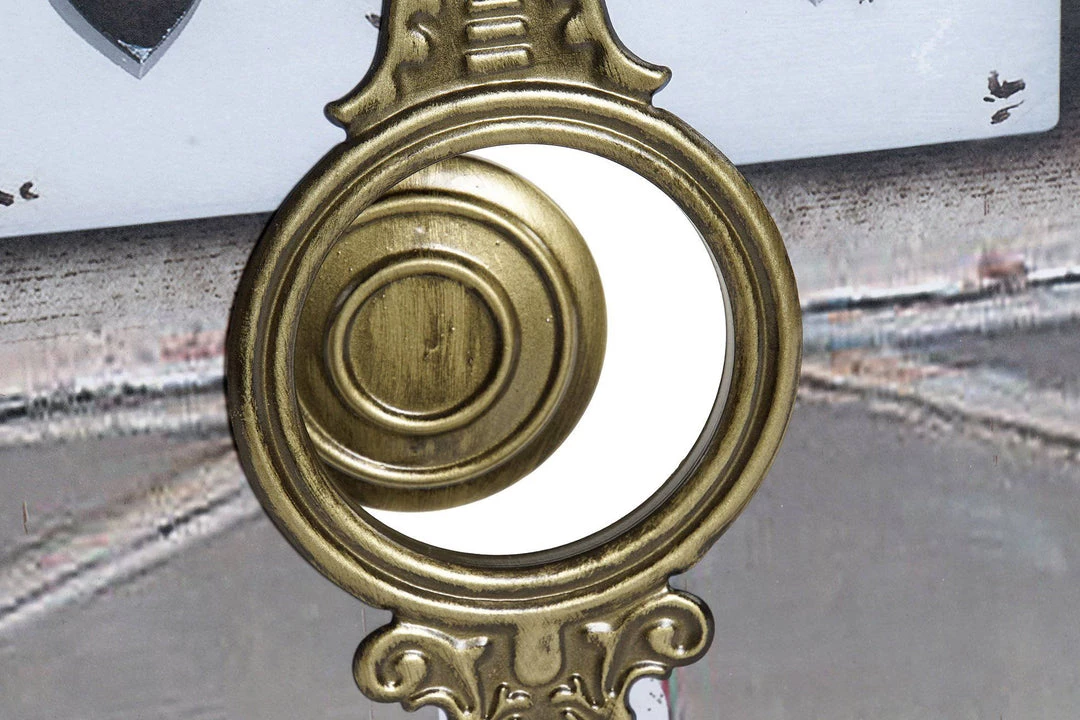 ITEM Flowers Wall Clock With Pendulum 58X2X58 (Pre Order For Mid July) 5 ITEM Flowers Wall Clock With Pendulum 58X2X58 (Pre Order For Mid July)