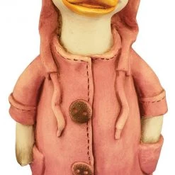 WGP GENERAL GIFTS Purple Garden Duck Garden Decor Ornament 