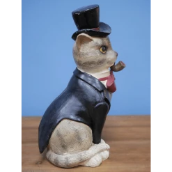 Dutch Brothers Gentleman Cat/cat Figurines GENERAL GIFTS