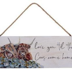 Richard Lang GENERAL GIFTS Family Cow Love You Gifts Plaque