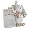 Itemint CHRISTMAS SHOP DECORATIVE LIGHT FELT LED CHRISTMAS FIREPLACE 39,5X18,5X46cm