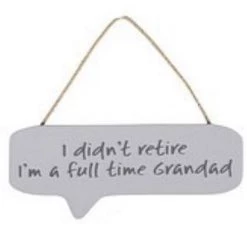 Richard Lang GENERAL GIFTS Speech Bubble Retirement Plaque