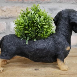 Dutch Brothers GENERAL GIFTS Dachshund Planter 12 Dutch Brothers GENERAL GIFTS Dachshund Planter