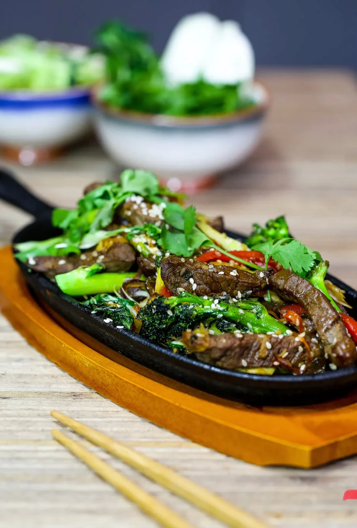 KitchenCraft World Of Flavours Oriental Iron Sizzle Platter 6 KitchenCraft World Of Flavours Oriental Iron Sizzle Platter