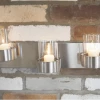Giftworks SILVER WALL CANDLE HOLDER