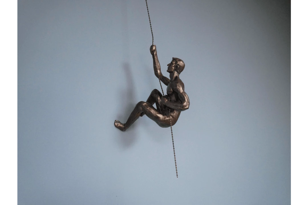 Dutch Brothers Abseiling Climber Man Figurine -Bronze GENERAL GIFTS 7 Dutch Brothers Abseiling Climber Man Figurine -Bronze GENERAL GIFTS