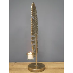 Dutch Brothers Leaf Tea Light Holders-Gold GENERAL GIFTS 13 Dutch Brothers Leaf Tea Light Holders-Gold GENERAL GIFTS