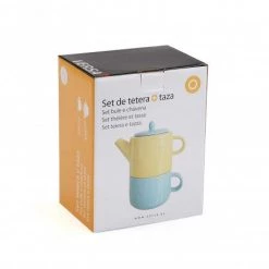 Versa Tea For One Blue And Yellow