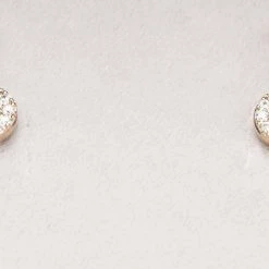 Giftworks GENERAL GIFTS Newgrange Living Rose Gold Or Silver Droplet Earrings