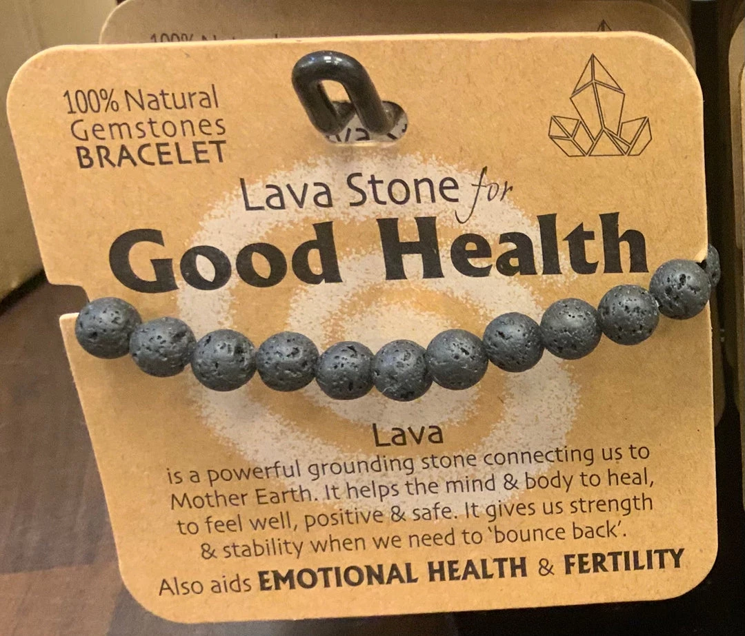 Royal County LAVA FOR GOOD HEALTH GEMSTONE BRACELET GENERAL GIFTS 3 Royal County LAVA FOR GOOD HEALTH GEMSTONE BRACELET GENERAL GIFTS