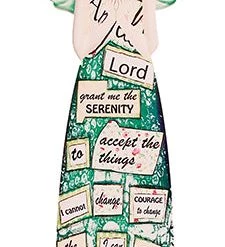 CBC Serenity Prayer Porcelain Message Angel