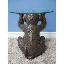 Dutch Brothers Monkey Side Table Brown GENERAL GIFTS