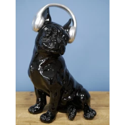 Dutch Brothers Dog With Headphones (Black)