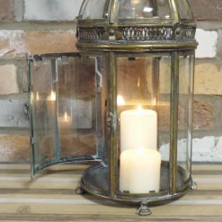 Dutch Brothers Round Gold Distressed Lantern (Pre Order For Late October) 8 Dutch Brothers Round Gold Distressed Lantern (Pre Order For Late October)