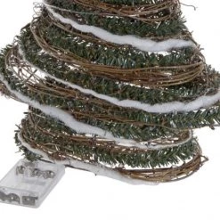 Itemint CHRISTMAS SHOP CHRISTMAS TREE LED PVC 46X14X68 NATURAL