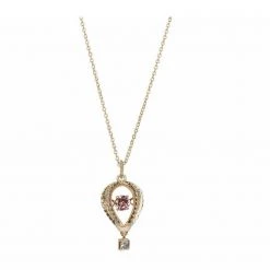 Indulgence Jewellery Rose Gold CZ Balloon Necklace (INEC4102)