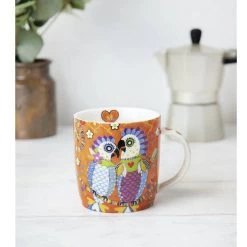 KitchenCraft Maxwell & Williams Love Hearts 370ml Fan Club Mug