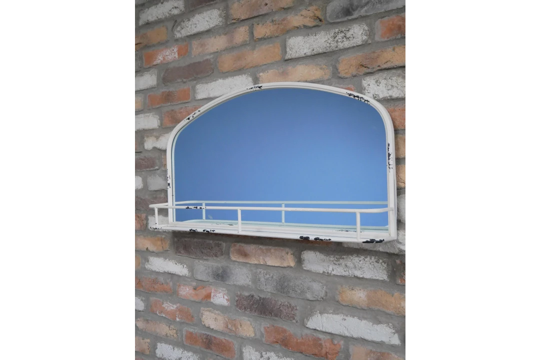 Giftworks Cream Mirror With Shelf GENERAL GIFTS 6 Giftworks Cream Mirror With Shelf GENERAL GIFTS