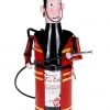 Giftworks Fireman Coloured Metal Bottle Holder