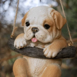 Dutch Brothers GENERAL GIFTS Resin Garden Ornament Bulldog