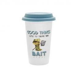 Lesser And Pavey GENERAL GIFTS Cheeky Sport Travel Mug Fishing