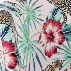 ITEM GENERAL GIFTS Polyester Green Leopard Accent Armchairs