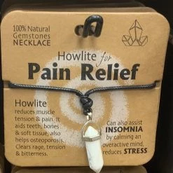 Royal County HOWLITE FOR PAIN RELIEF GEMSTONE NECKLACE GENERAL GIFTS