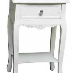 Kirkwood Group The Grange Interiors Aoife 1-Drawer Bedside Locker - 48x35x70cm GENERAL GIFTS
