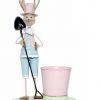 Enchante Mr. Pastel Metal Bunny With Pot Easter Decorations