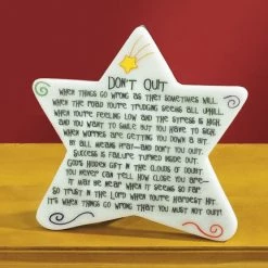 CBC Imitation Marble Plaque/Don't Quit