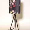 Giftworks GIFTS FOR HER Corduroy Cottage Garden Tripod Table Lamps