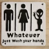 Dutch Brothers GENERAL GIFTS Fun Bathroom Sign Wash Your Hands