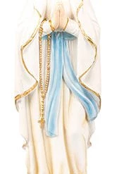 Cbc RELIGIOUS SENTIMENTS Renaissance 5 Inch Statue - Lady Of Lourdes