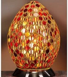 Kirkwood Group The Grange Collection Coloured Mosaic Egg Lamp (AL6)