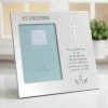 William Widdop FRAMES 4" X 6" - FAITH & HOPE ALUMINIUM MY CHRISTENING PHOTO FRAME