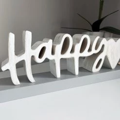 Richard Lang GENERAL GIFTS BE HAPPY TEA LIGHT ORNAMENT