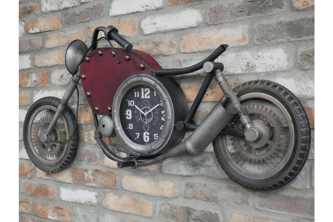 Giftworks GENERAL GIFTS Vintage Motorbike Clock -Gifts For Men 11 Giftworks GENERAL GIFTS Vintage Motorbike Clock -Gifts For Men