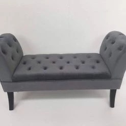Kavanagh Gifts Grey Upholstered Furniture Bench GENERAL GIFTS