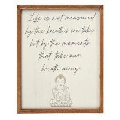Richard Lang GENERAL GIFTS Buddha Wall Plaque Sign